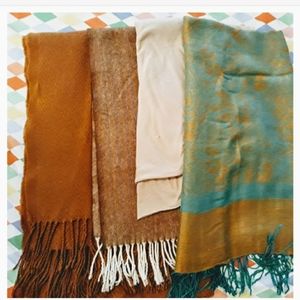 Multiple Scarves in Collection